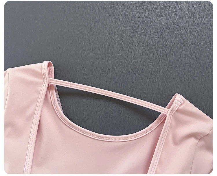 Women Front Twist Crop Long Sleeve Yoga Top Back Strap Slim Quick Dry Breathable Running Fitness Sports Tee ****