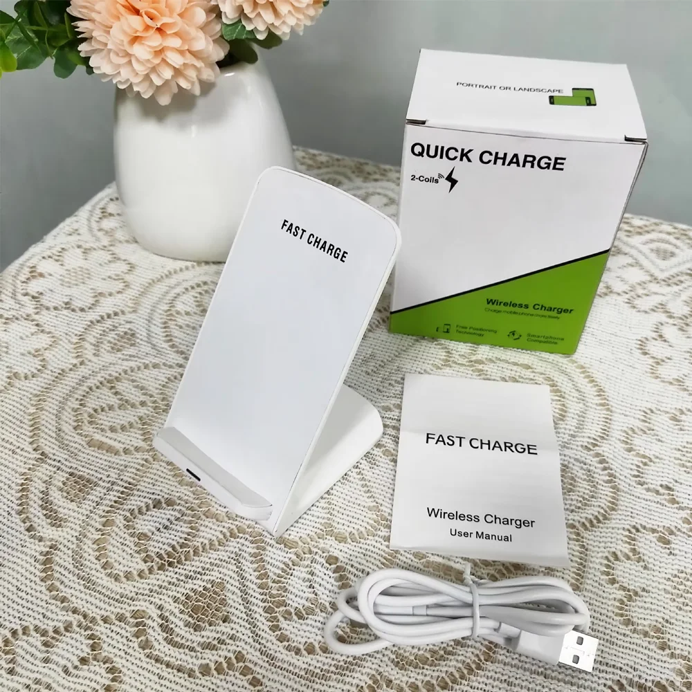 Wireless Charger Fast Support for Samsung S24 S23 S22 21 Ultra Quick Charging Stand For iPhone 17-12Pro Max Xiaomi17 15 14