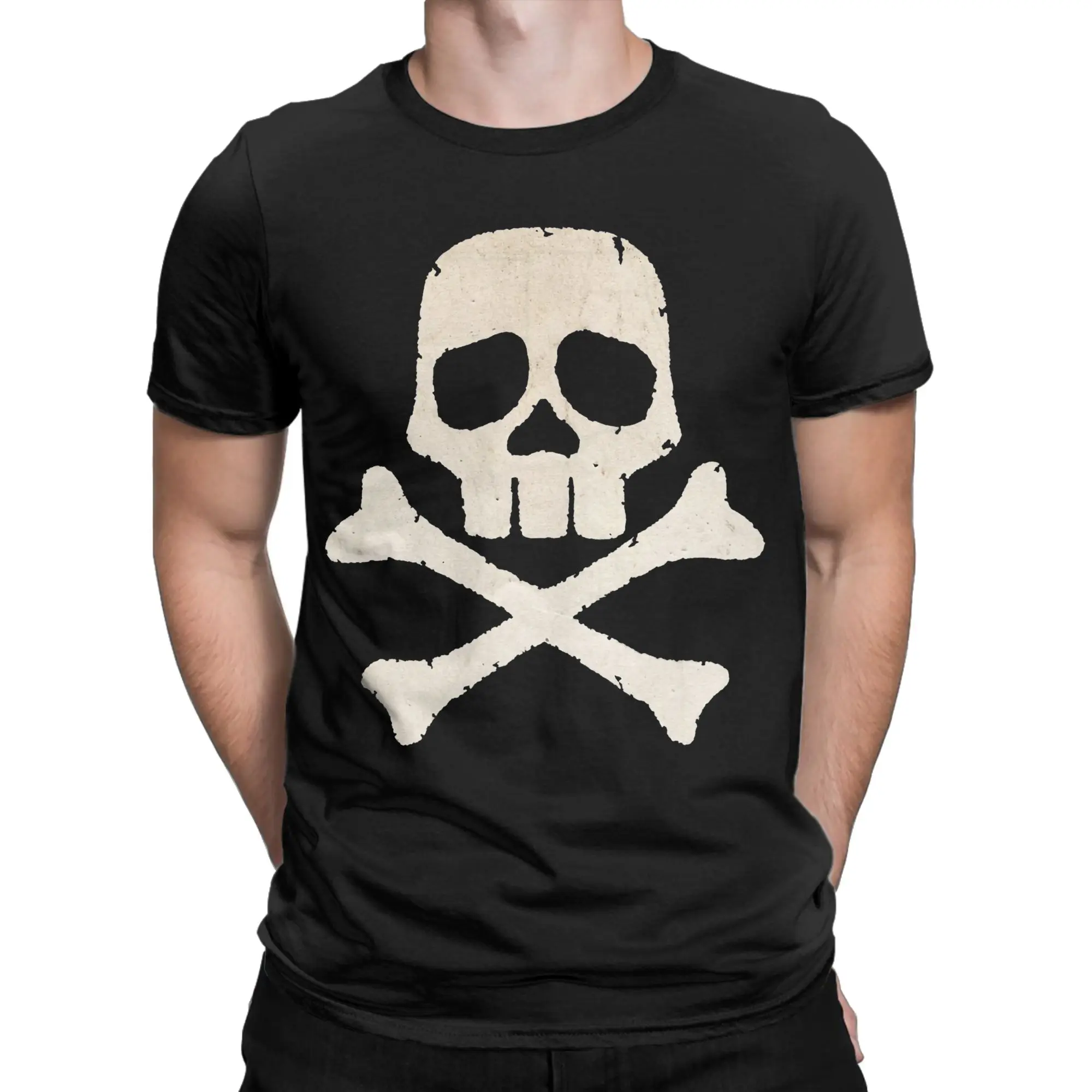 Space Pirate Captain Harlock Albator T Shirt Men's Cotton Funny T-Shirt Round Collar Tee Shirt Short Sleeve Tops Summer