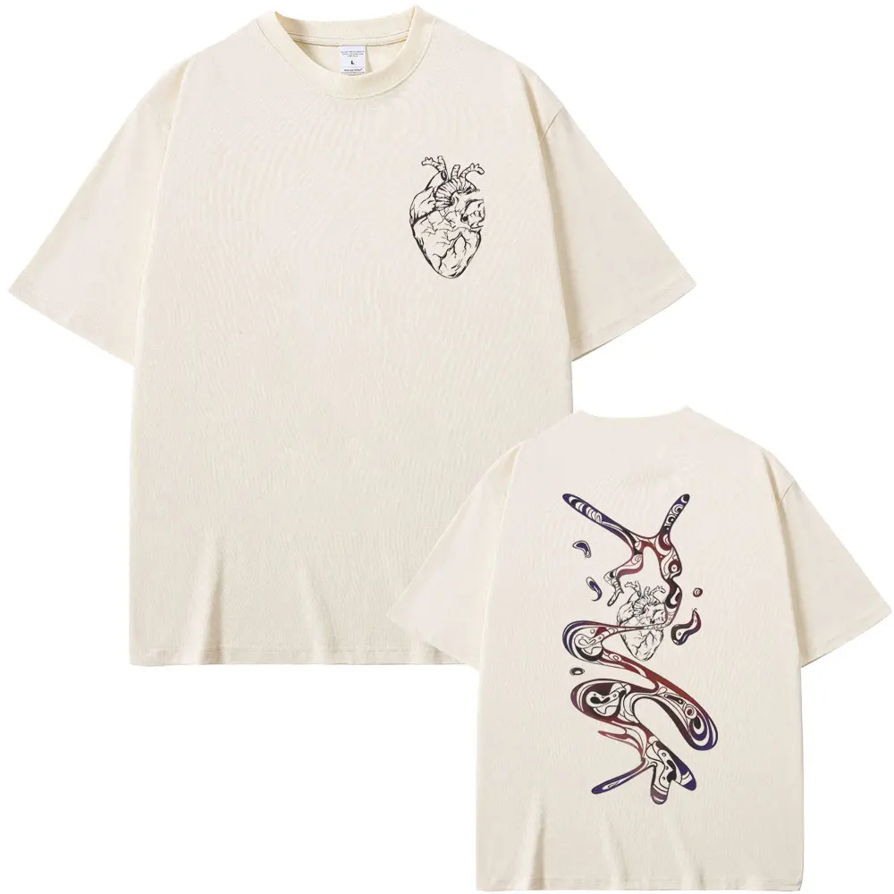 Anime The Summer Hikaru Died Hikaru Yoshiki Graphic T-shirt Men Women Cartoon Casual Oversized T Shirt Manga Streetwear Unisex
