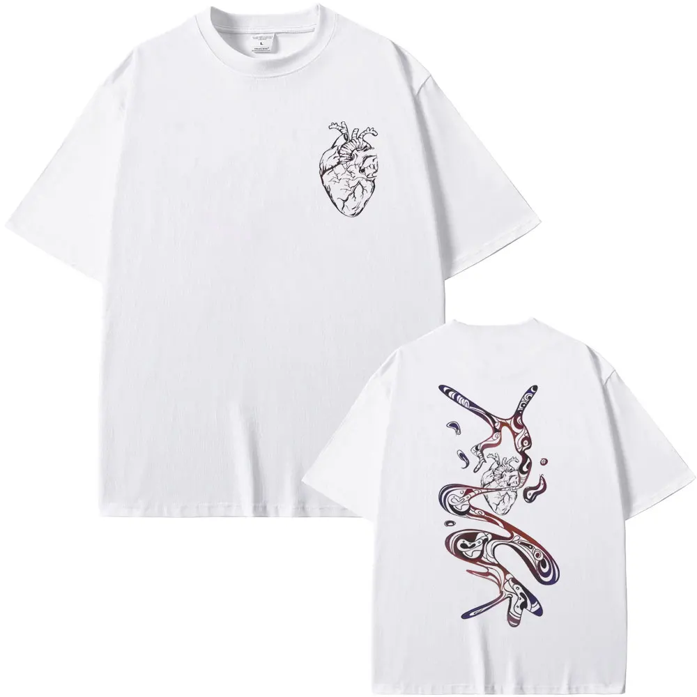 Anime The Summer Hikaru Died Hikaru Yoshiki Graphic T-shirt Men Women Cartoon Casual Oversized T Shirt Manga Streetwear Unisex