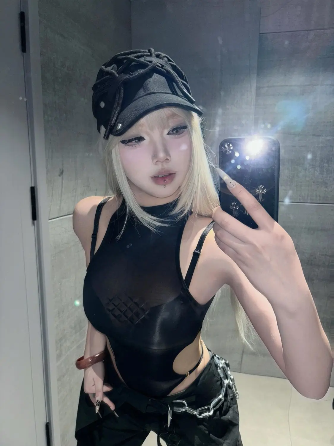 2026 Summer Fashion New Spicy Girl Tight Hollow Design Jumpsuit Slim Fit Hanging Neck Exposed Back Sexy Base Outfit