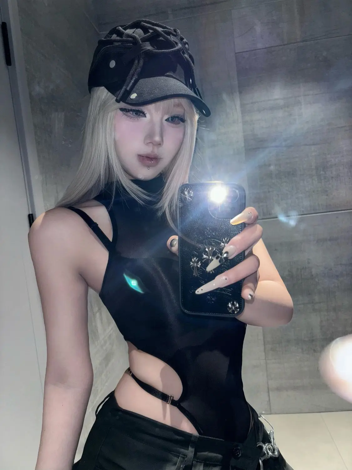 2026 Summer Fashion New Spicy Girl Tight Hollow Design Jumpsuit Slim Fit Hanging Neck Exposed Back Sexy Base Outfit