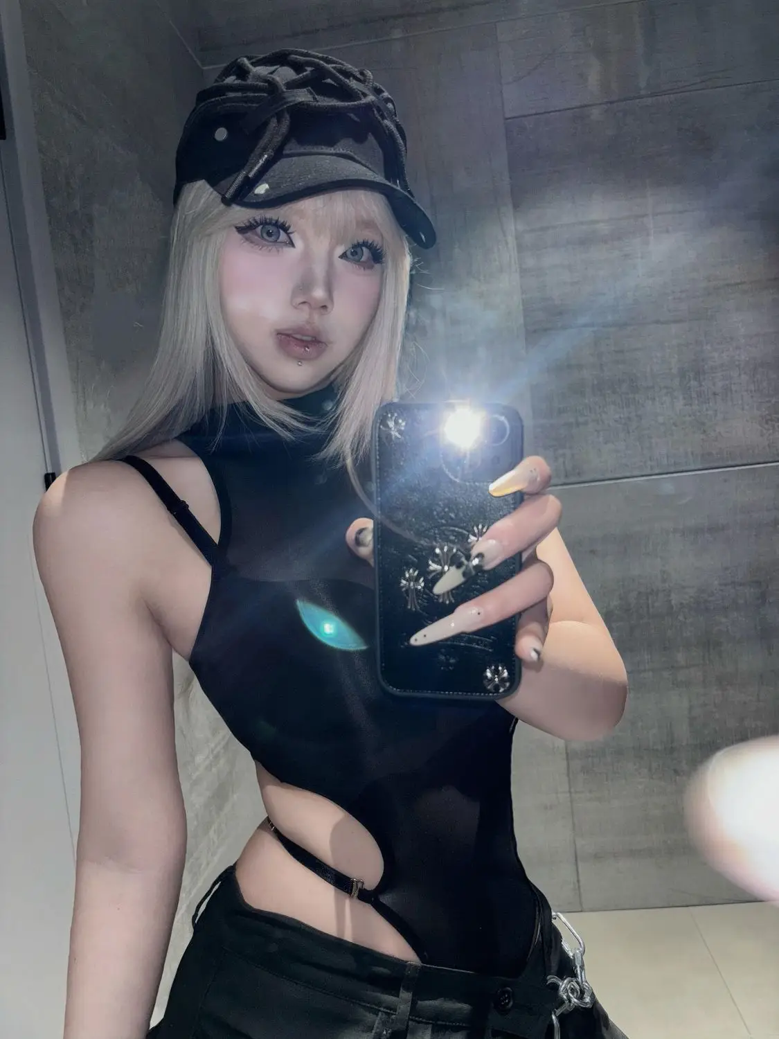 2026 Summer Fashion New Spicy Girl Tight Hollow Design Jumpsuit Slim Fit Hanging Neck Exposed Back Sexy Base Outfit