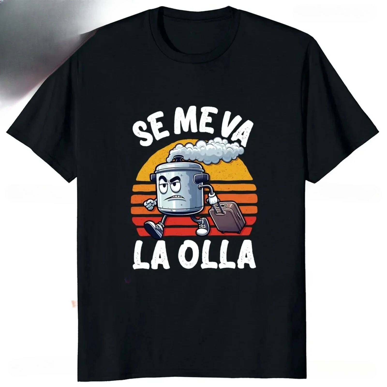 Me Suda El Nabo Women's Sleeve Printed T-shirt Funny Spanish Jokes Vintage Soft Casual Tops Women Clothing Graphic Tshirts