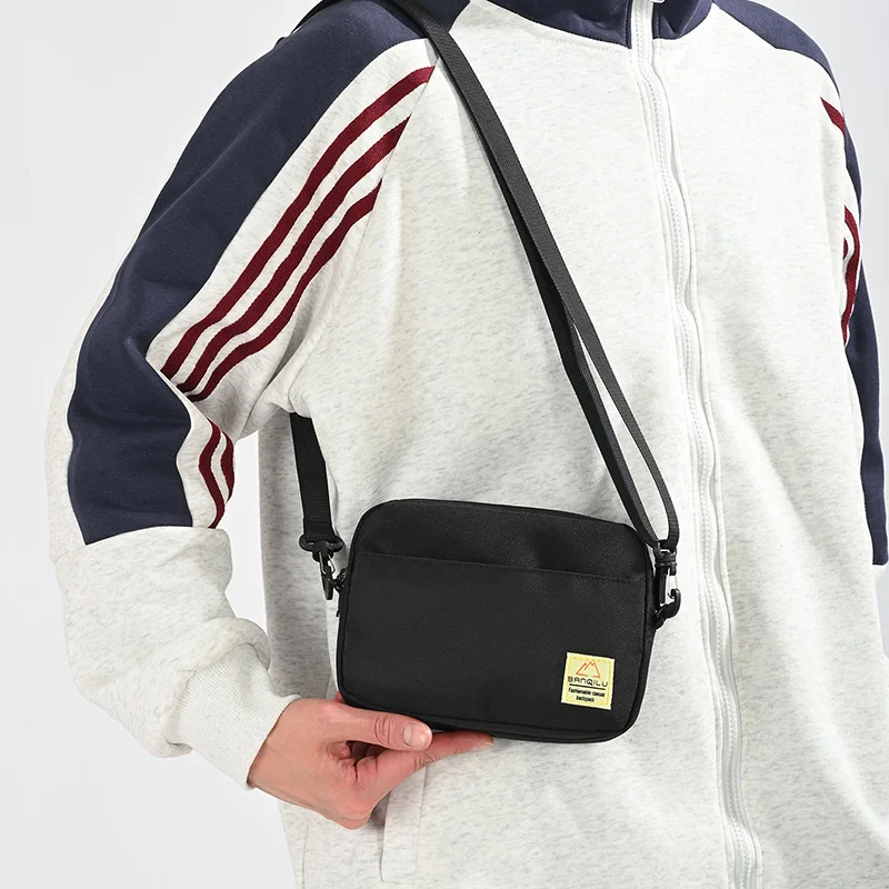 Mini Nylon Crossbody Bag Men Women Small Shoulder Sling Bag Waterproof Oxford Satchel Phone Wallet Chest Pack Simple School