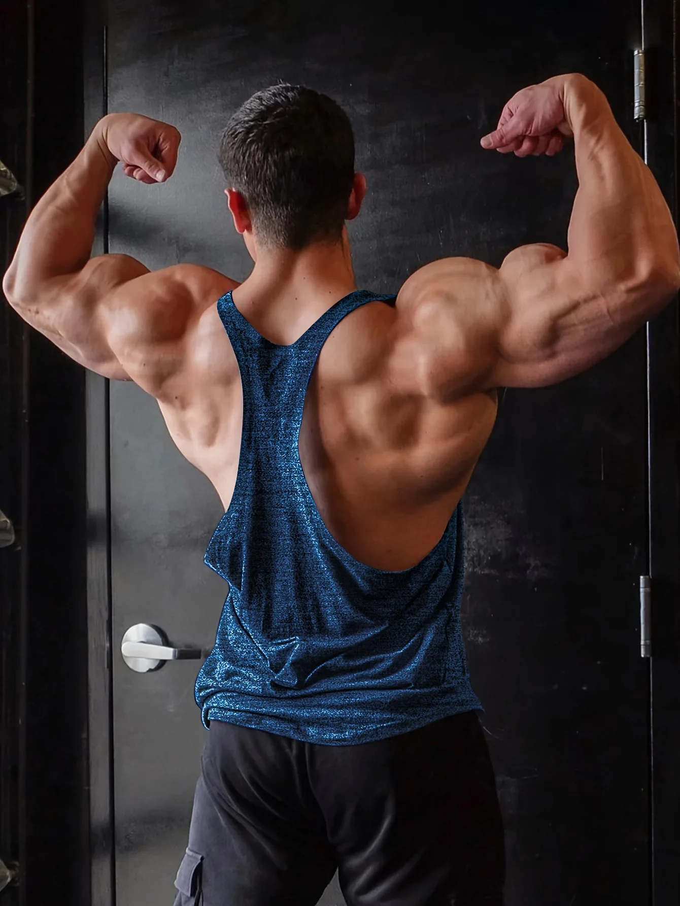 Quick Dry Bodybuilding Tank Top Men Gym Fitness Sport Sleeveless Shirt Male Casual Skinny Stringer Singlet Vest Workout Clothing
