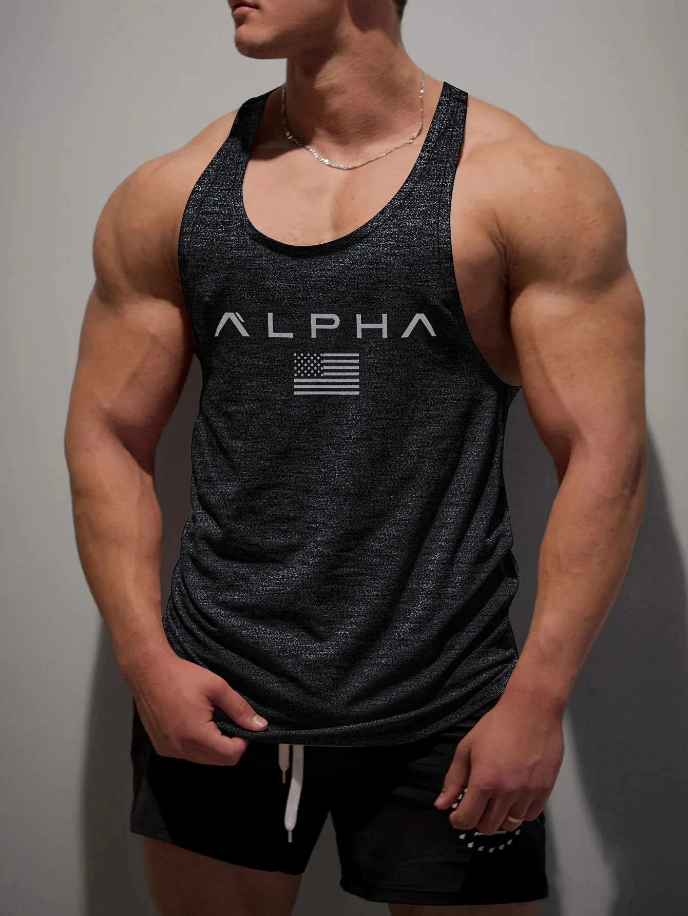 Quick Dry Bodybuilding Tank Top Men Gym Fitness Sport Sleeveless Shirt Male Casual Skinny Stringer Singlet Vest Workout Clothing