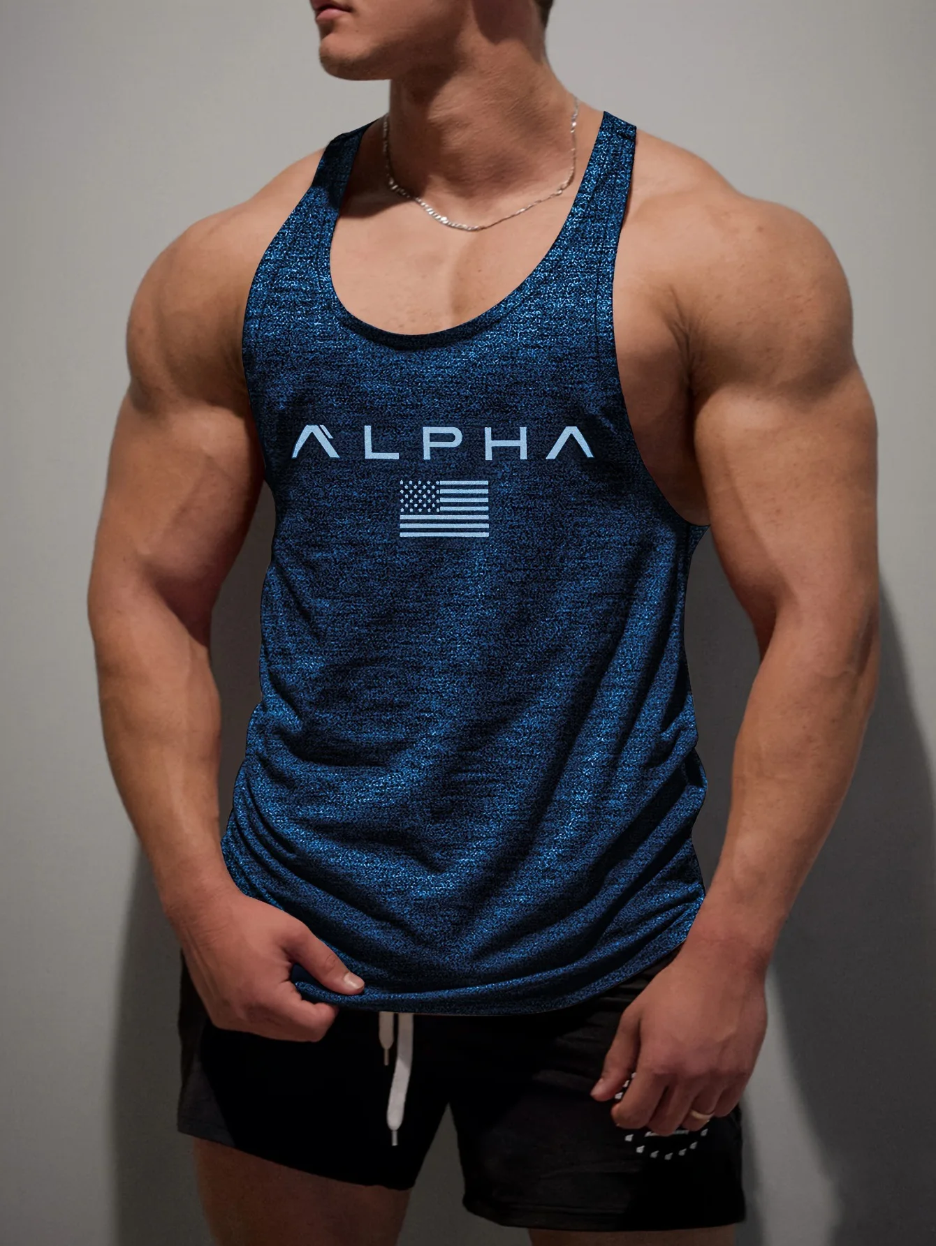 Quick Dry Bodybuilding Tank Top Men Gym Fitness Sport Sleeveless Shirt Male Casual Skinny Stringer Singlet Vest Workout Clothing