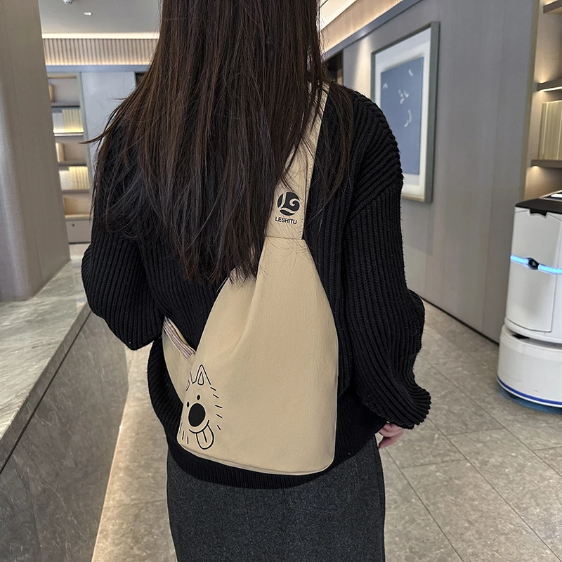 Cartoon Chest Sling Bag for Women – Small Crossbody Daypack for Travel Sport & Casual Everyday Use