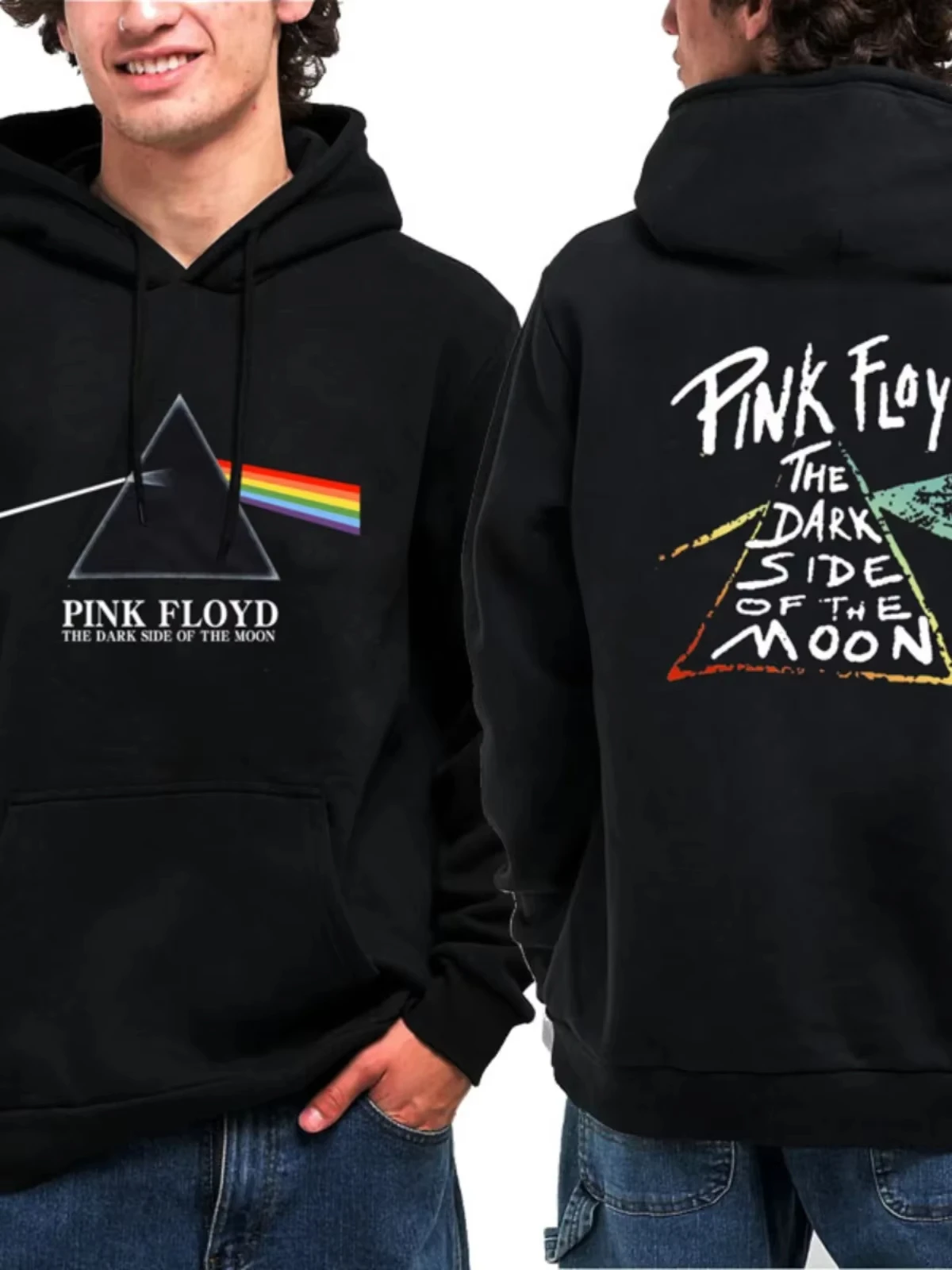 New Pink Floyd Long-sleeved Hooded Sweatshirt with A Dark Side 2026 Autumn and Winter High-end Luxury Is for Both Men and Women