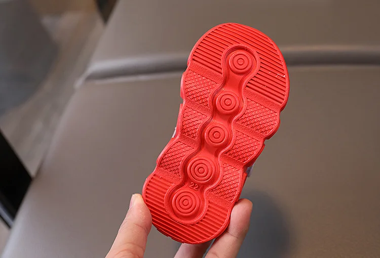 2026 Kids'Casual Shoes Led Light Car Club Cartoon PU Leather Spring Shoes For Children Anti-slip Red Blue Shoes Size 21-30
