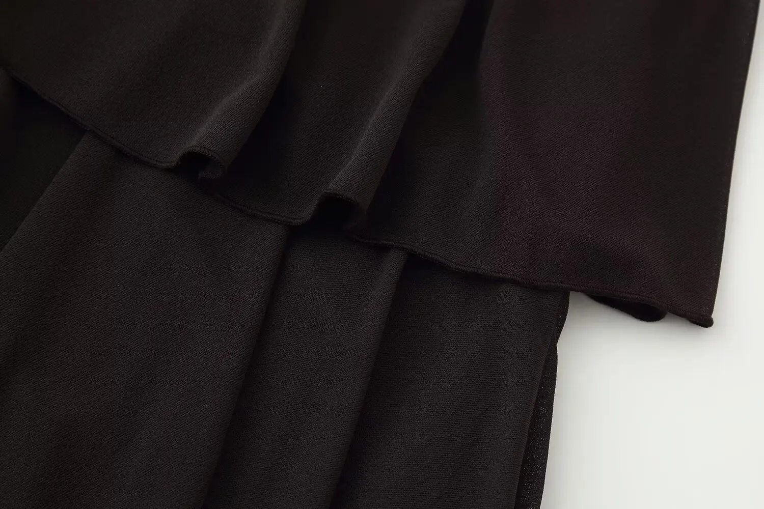 KONDALA Vintage Tiered Ruffled Skirt Women's Trendy Holidays Midi Skirts New 2026 Spring Summer Fashion High Street Lady Skirts