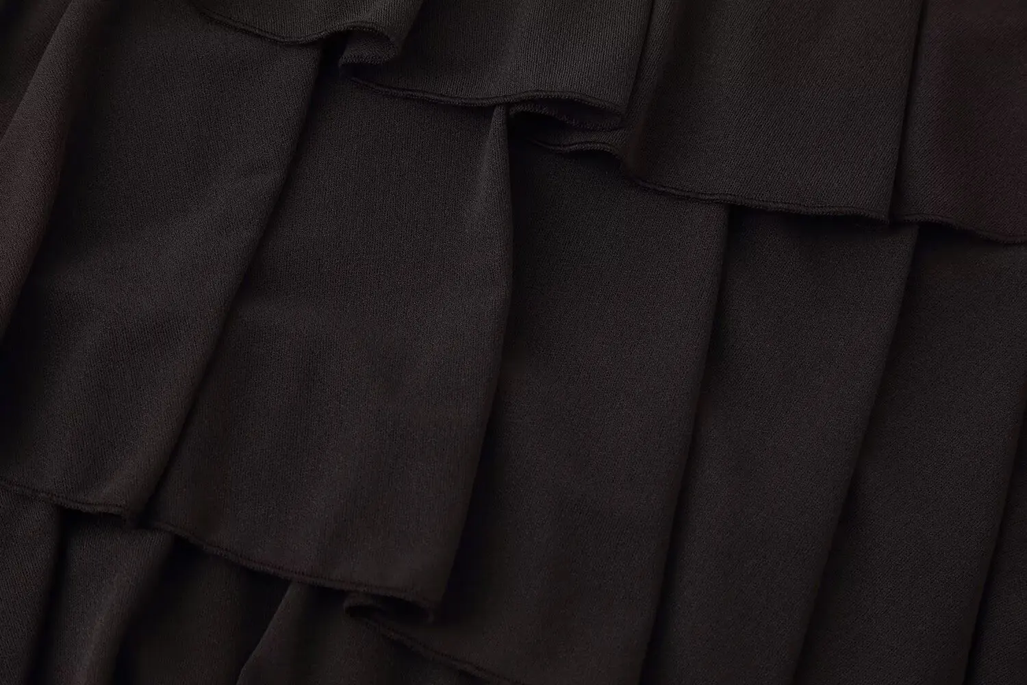 KONDALA Vintage Tiered Ruffled Skirt Women's Trendy Holidays Midi Skirts New 2026 Spring Summer Fashion High Street Lady Skirts