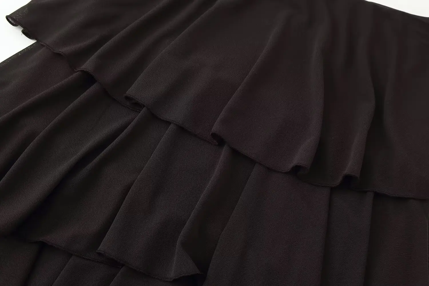 KONDALA Vintage Tiered Ruffled Skirt Women's Trendy Holidays Midi Skirts New 2026 Spring Summer Fashion High Street Lady Skirts