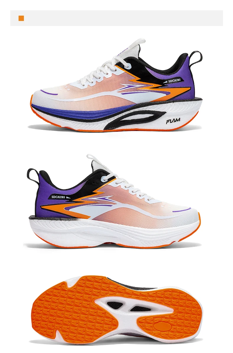 Running Shoes Men Carbon Board Marathon Sports Speciality  Breathable Lightweight Women's Comfortable Athletic Nonskid Sneakers