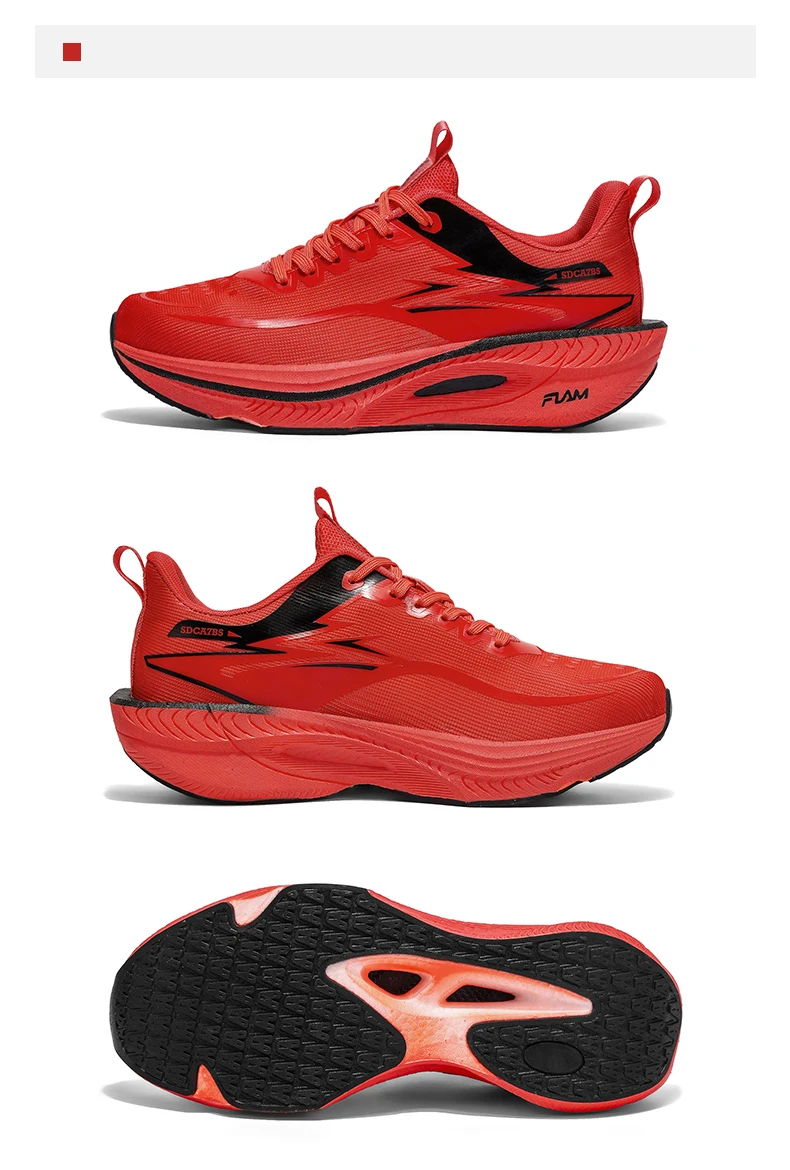 Running Shoes Men Carbon Board Marathon Sports Speciality  Breathable Lightweight Women's Comfortable Athletic Nonskid Sneakers