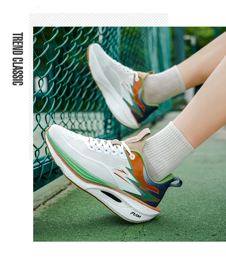 Running Shoes Men Carbon Board Marathon Sports Speciality  Breathable Lightweight Women's Comfortable Athletic Nonskid Sneakers