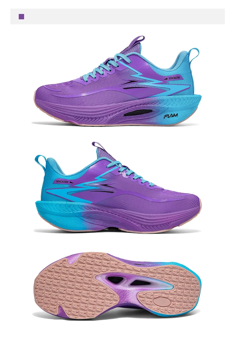 Running Shoes Men Carbon Board Marathon Sports Speciality  Breathable Lightweight Women's Comfortable Athletic Nonskid Sneakers