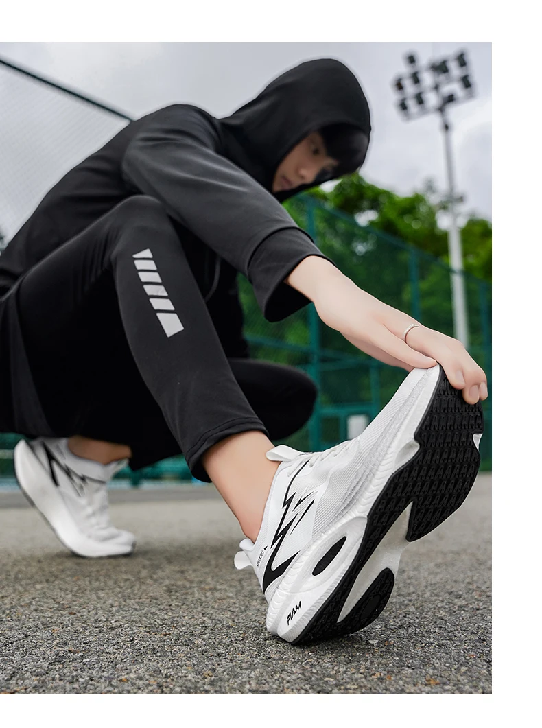 Running Shoes Men Carbon Board Marathon Sports Speciality  Breathable Lightweight Women's Comfortable Athletic Nonskid Sneakers