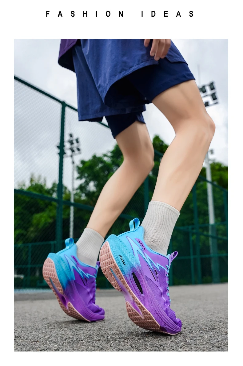 Running Shoes Men Carbon Board Marathon Sports Speciality  Breathable Lightweight Women's Comfortable Athletic Nonskid Sneakers