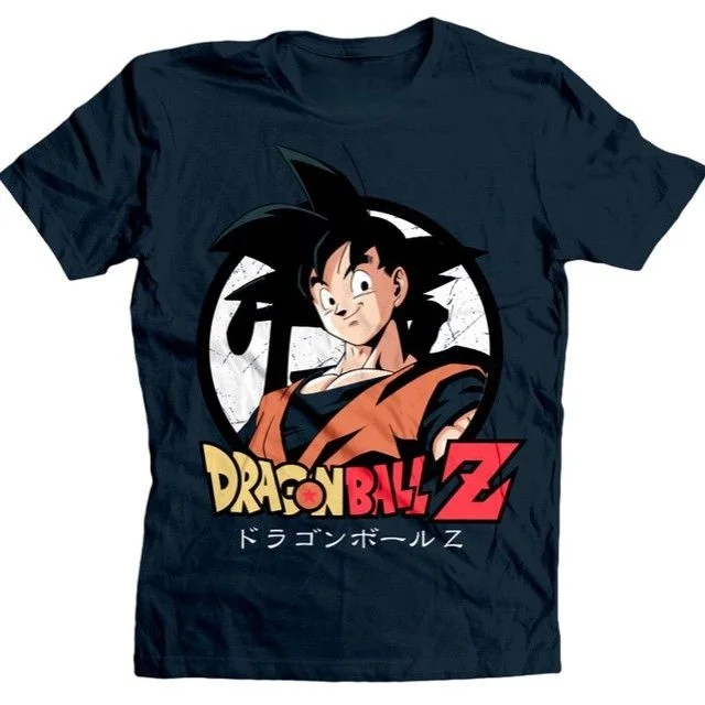 2026 Summer Dragon Ball Retro Pure Cotton Fitness T-shirt Men's Oversized Short-sleeved Family Unisex Children's Casual Shirt