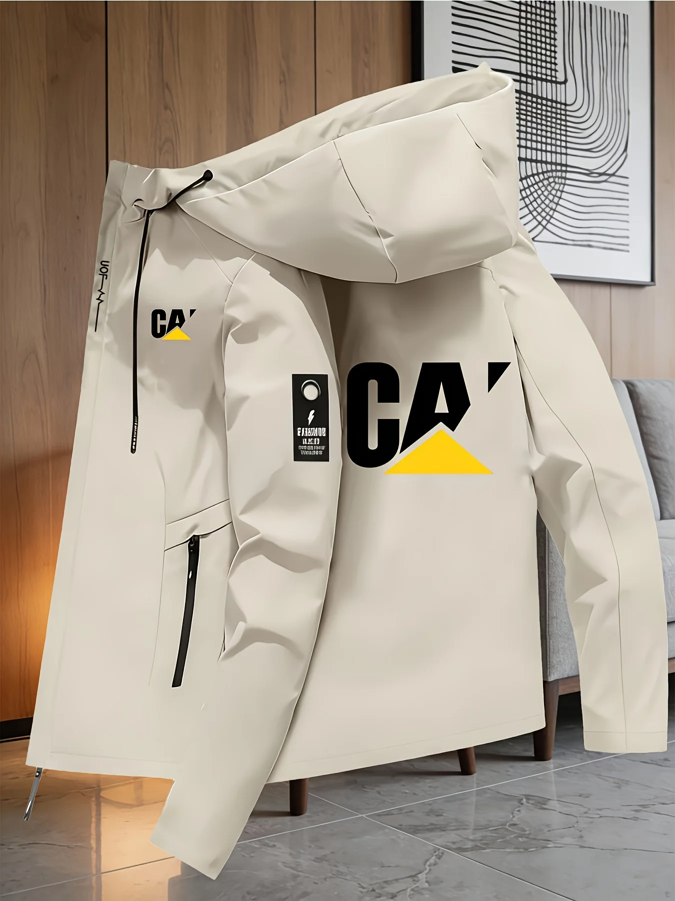 Spring and Autumn Men's Outdoor Slim Fit Jacket Windproof and Waterproof Fabric Mountaineering Travel Couple Jacket