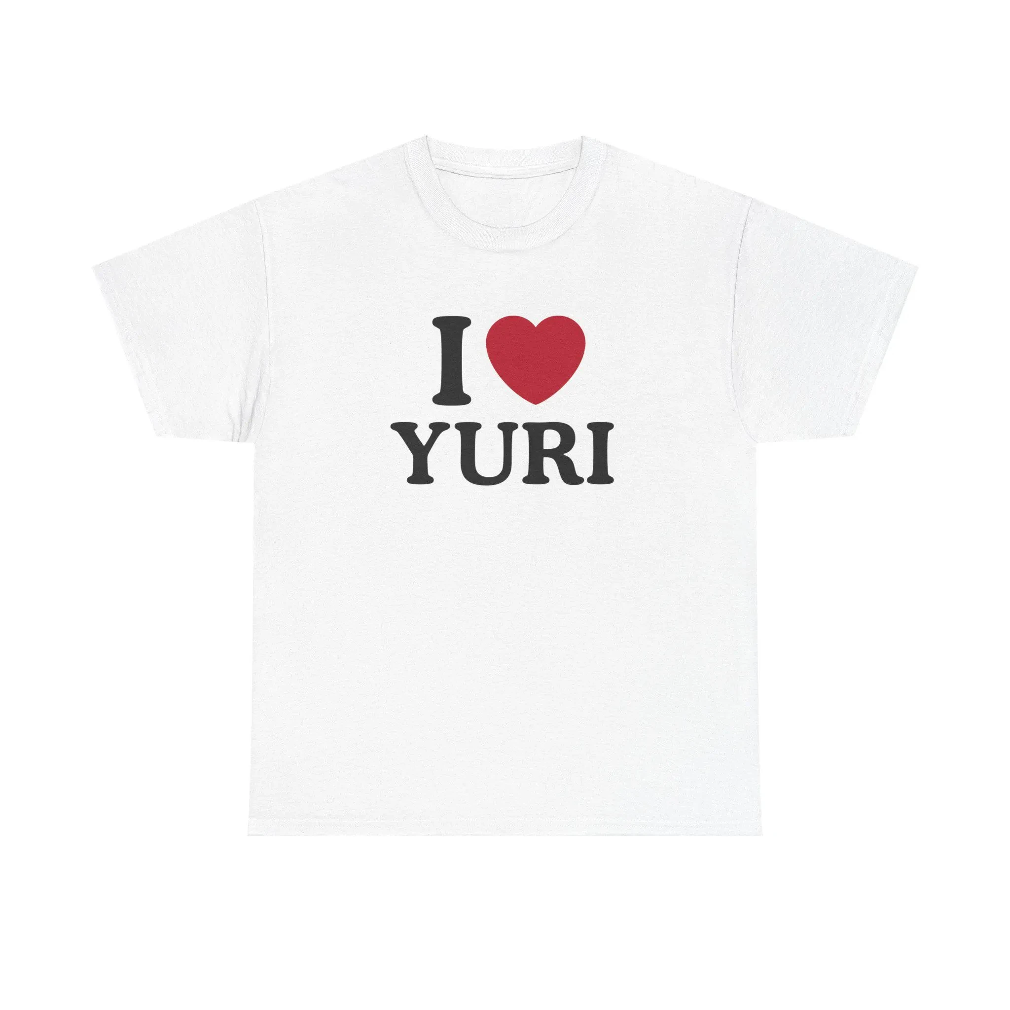 Retro I Love Yuri Shirt GL Graphic T-shirts for Fan Gift High-quality Unseix Sportswear Clothing Top