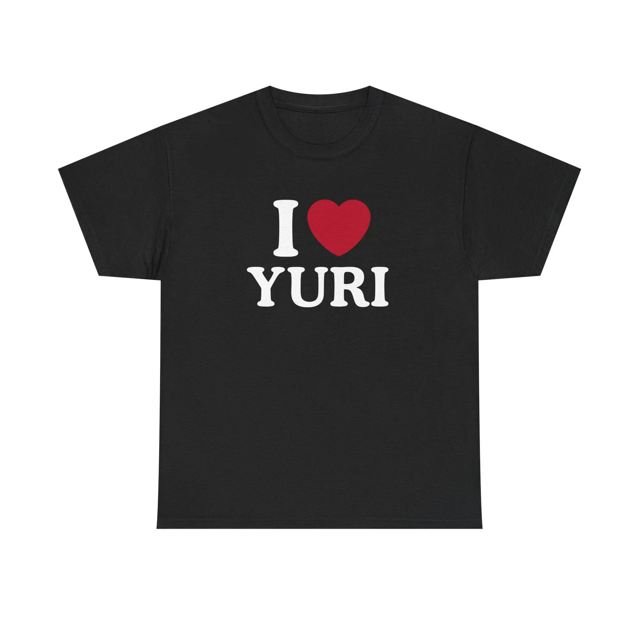 Retro I Love Yuri Shirt GL Graphic T-shirts for Fan Gift High-quality Unseix Sportswear Clothing Top