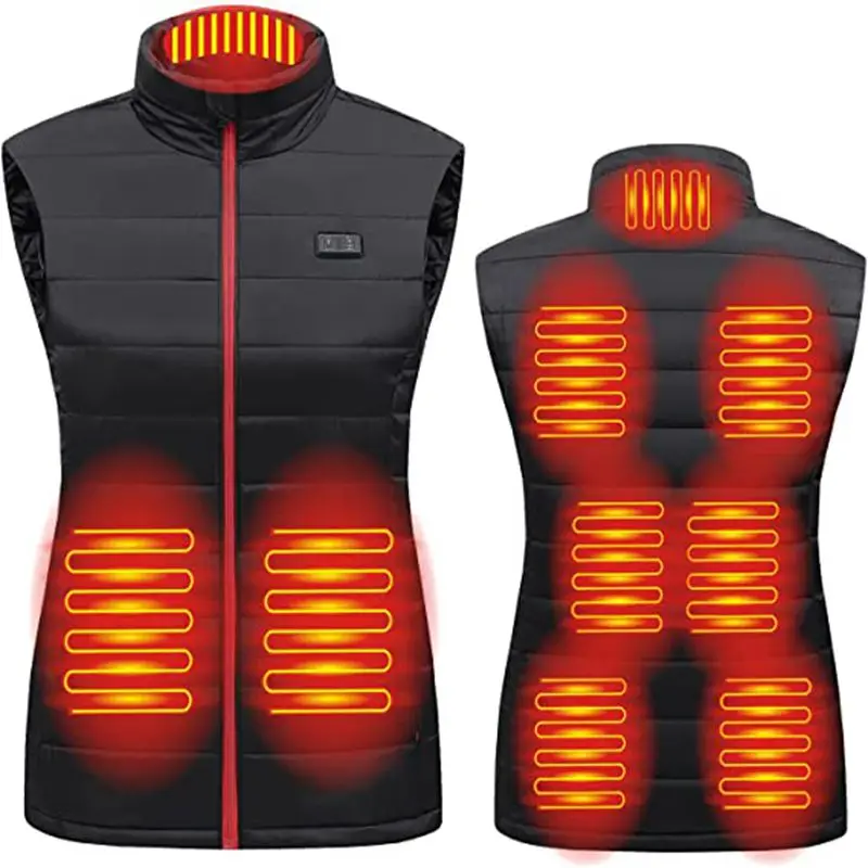 Women Heating Vest Autumn and Winter Cotton Vest USB Infrared Electric Heating Suit Women Flexible Thermal Winter Warm Jacket