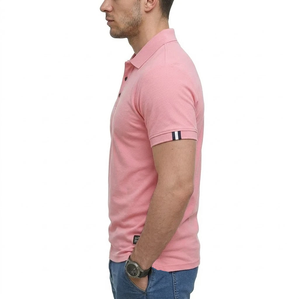 Men's Short Sleeve Polo Shirts Summer Casual T-Shirts for Men Dry Fit Hikking TShirt Tops Lightweight Shirts for Work Athletic