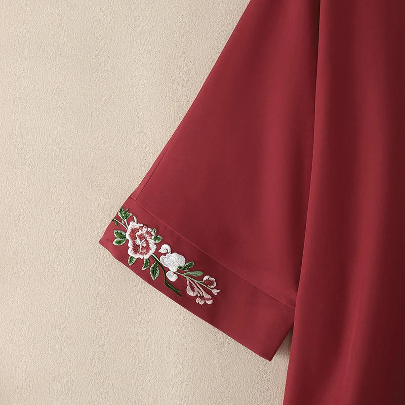 2026 Summer Cardigan ZANZEA Women Vintage Holiday Kimonos 3/4 Sleeve Embroidered Blouse Female Work Shirt Casual Tops Thin Coats
