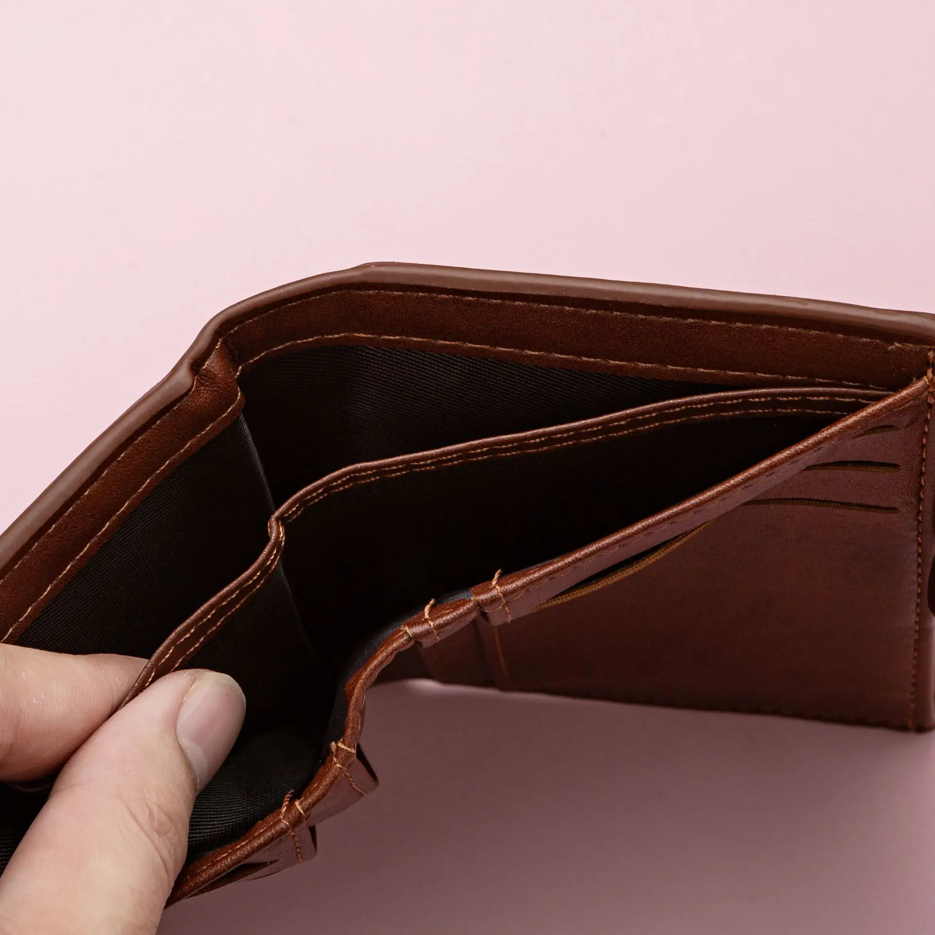 Card Holder Money Bag Wallet Male Men's Coin Purse Wallet RFID Anti-theft Man Leather Wallet Zipper Business