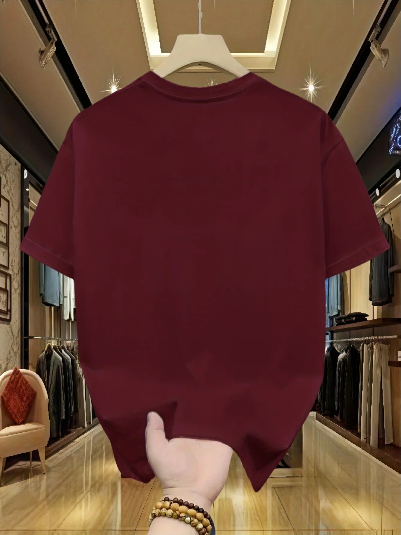 Men's and Women's Summer Pure Cotton Casual Loose Fashion Diagonal Pattern Printed Comfortable Round Neck Short Sleeved T-Shirt
