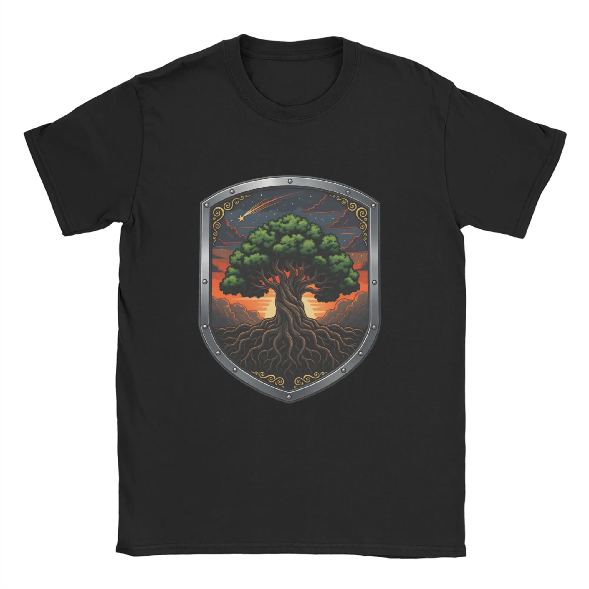 Men's T-Shirt A Knight Of The Seven Kingdoms Funny Cotton Tees Short Sleeve T Shirts Round Neck Tops Plus Size