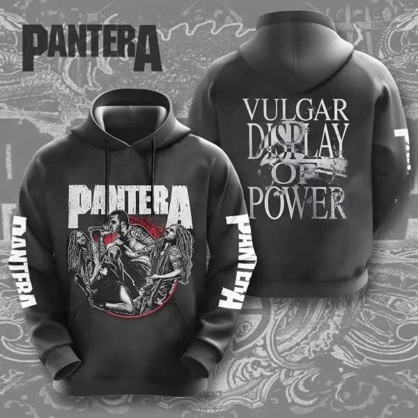 2025 New Heavy Metal Rock Band Pantera 3d Print Hoodies Men Women Fashion Large Hoodie Sweatshirt Men Clothing Hip Hop Tracksuit