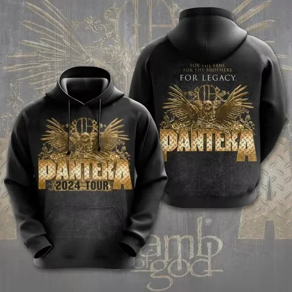 2025 New Heavy Metal Rock Band Pantera 3d Print Hoodies Men Women Fashion Large Hoodie Sweatshirt Men Clothing Hip Hop Tracksuit
