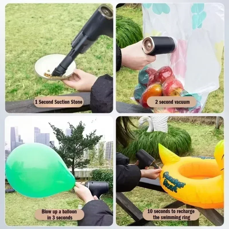 2900000PA Wireless Car Vacuum USB Charging 1200mAh Wet Dry Dual-use Cleaner Cordless Handheld High-power Vacuum Cleaner 2026