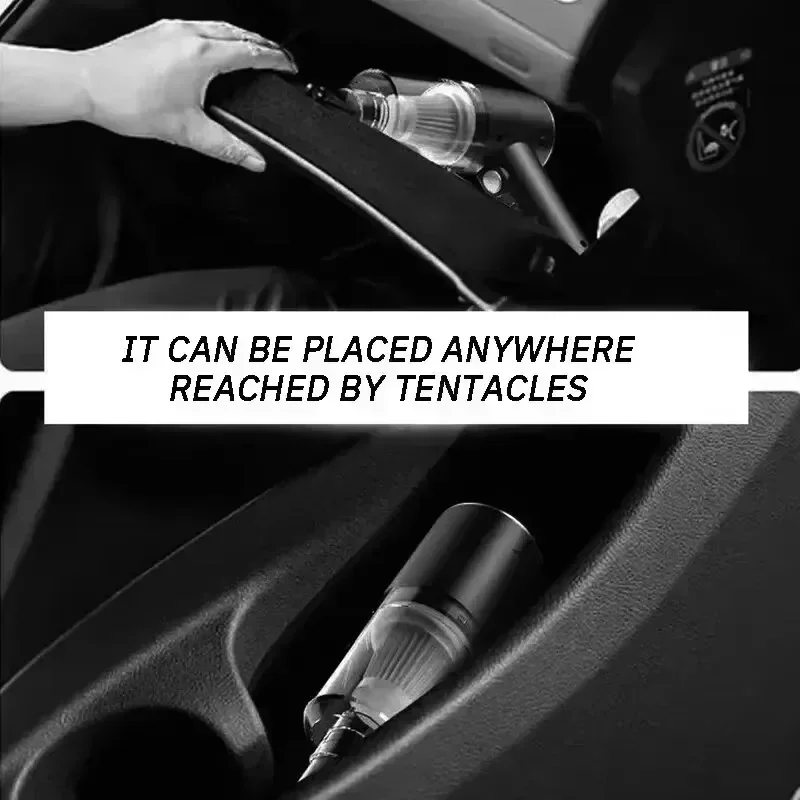 2900000PA Wireless Car Vacuum USB Charging 1200mAh Wet Dry Dual-use Cleaner Cordless Handheld High-power Vacuum Cleaner 2026
