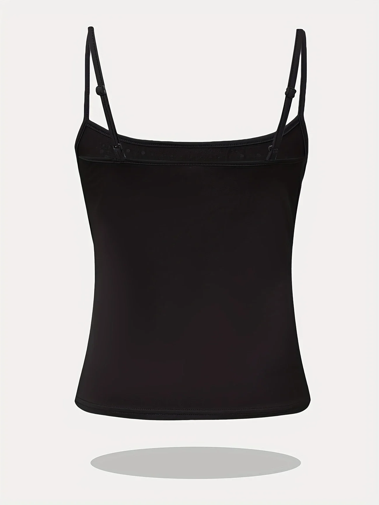 Plus Size Women's Shiny Rhinestone Cami Top Slim Fit Sleeveless Sparkly Glitter Tank Top for Party