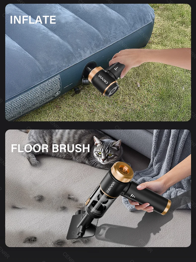 CENRR New Car Vacuum Cleaner Mini 998000PA Cordless Portable Powerful for Home Handheld Blower Car Cleaner Car Vacuum Cleaner