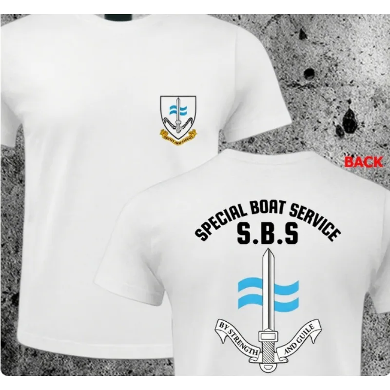 Trend 26 Summer New British Special Boat Team SBS Special Forces Sea and Land Special Forces SAS Short Sleeve T-Shirt