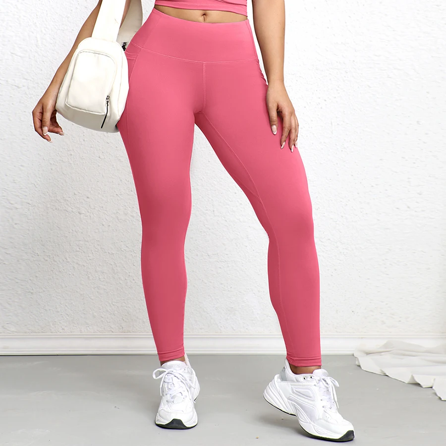 Leggings with Pockets for Women High Waist Tummy Control Workout Gym Yoga Pants Stretch Workout Running Fitness Casual Leggings