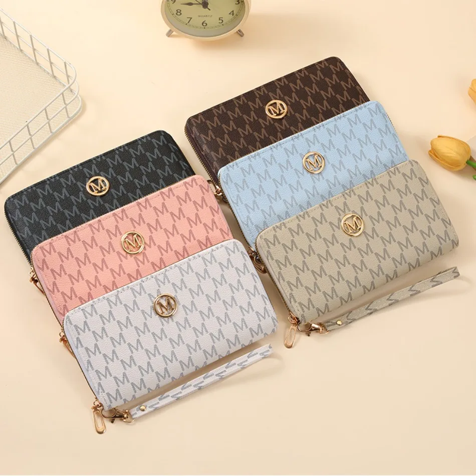 New Zipper Change Bag Simple and Fashionable Women Wallet Multi-card Card Bag Short Wallet Women