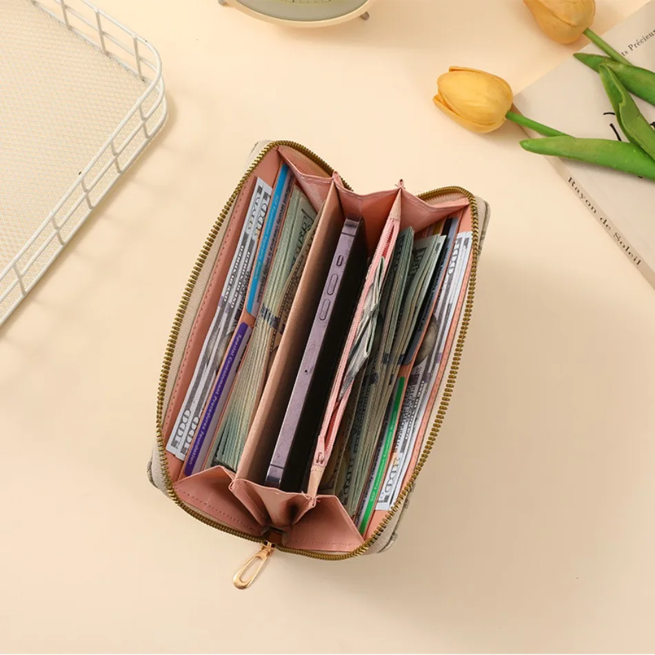 New Zipper Change Bag Simple and Fashionable Women Wallet Multi-card Card Bag Short Wallet Women