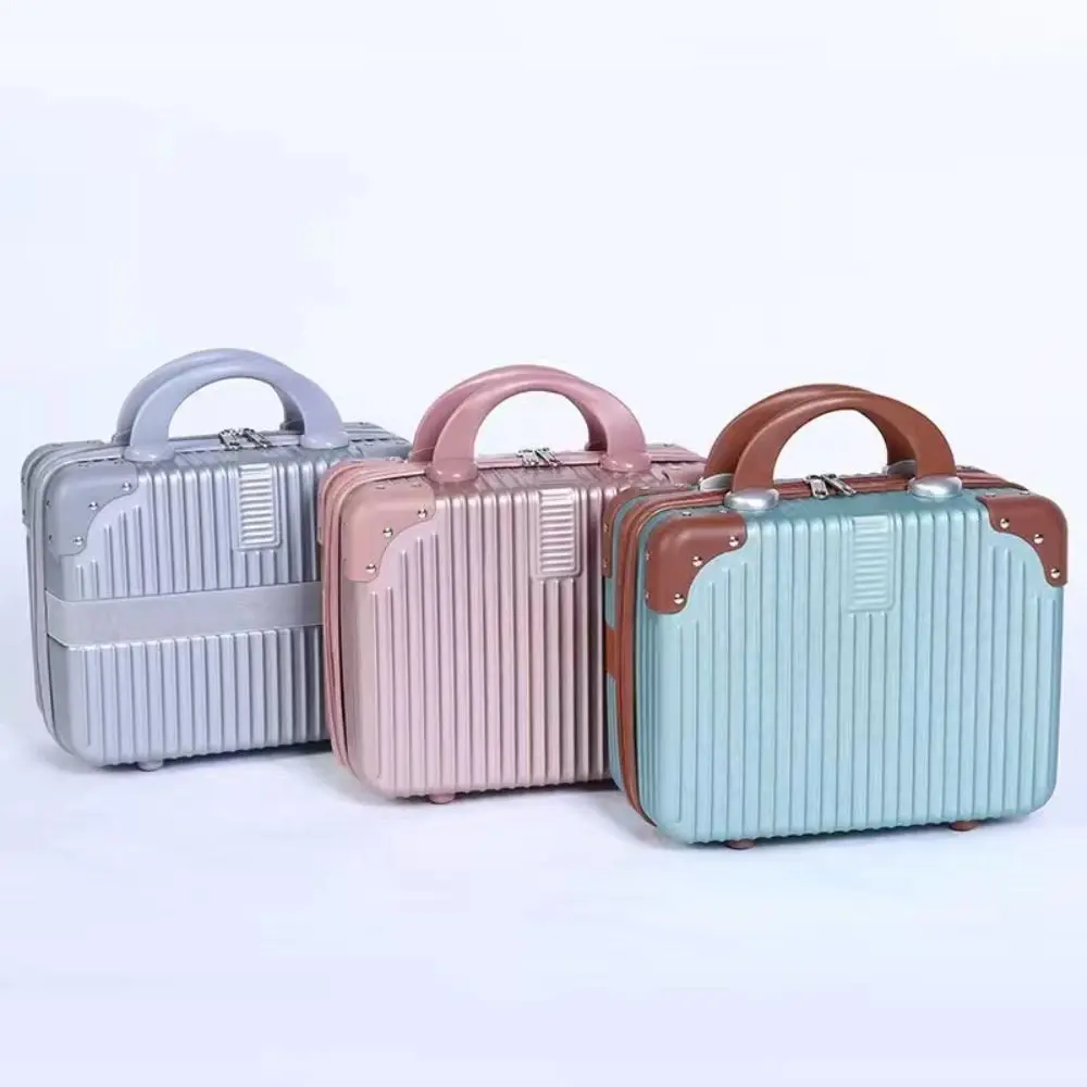 Hot Sales 14 inch Travel Suitcase Hand Mini Cosmetic Box Luggage Organizer Boarding Case For Women