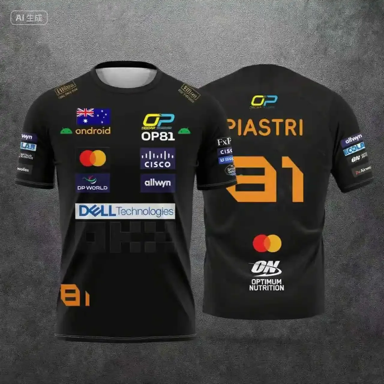 2026 New Racing Style Short Sleeved T-shirt, Extreme Sports Racing Short Sleeved Sportswear