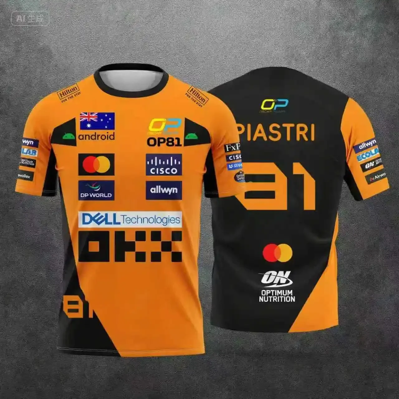 2026 New Racing Style Short Sleeved T-shirt, Extreme Sports Racing Short Sleeved Sportswear