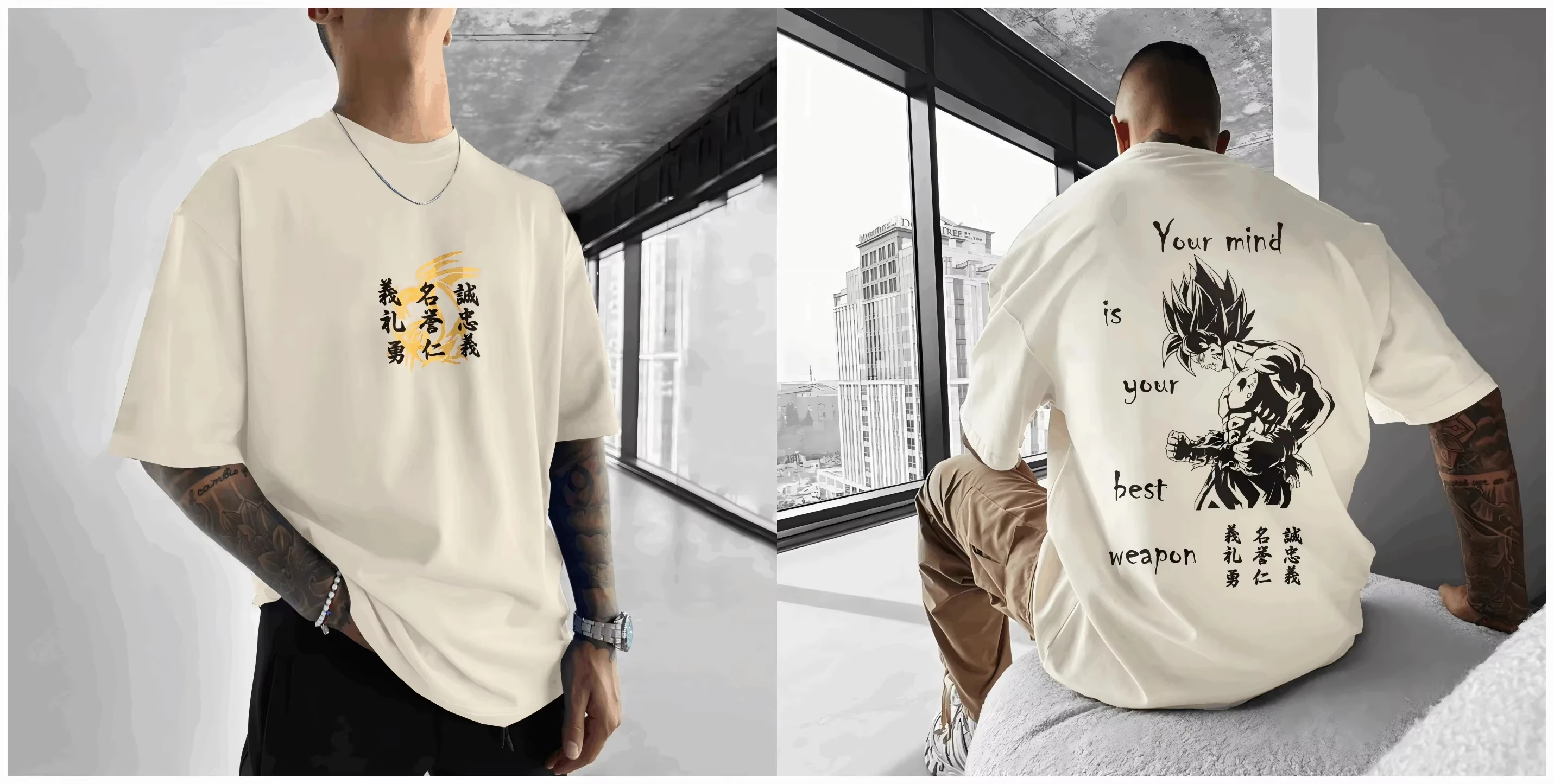 2026 New Son Goku Anime Dragon Ball Printed T-Shirt Men's and Women's Fashion Breathable T-Shirt Men's Tops