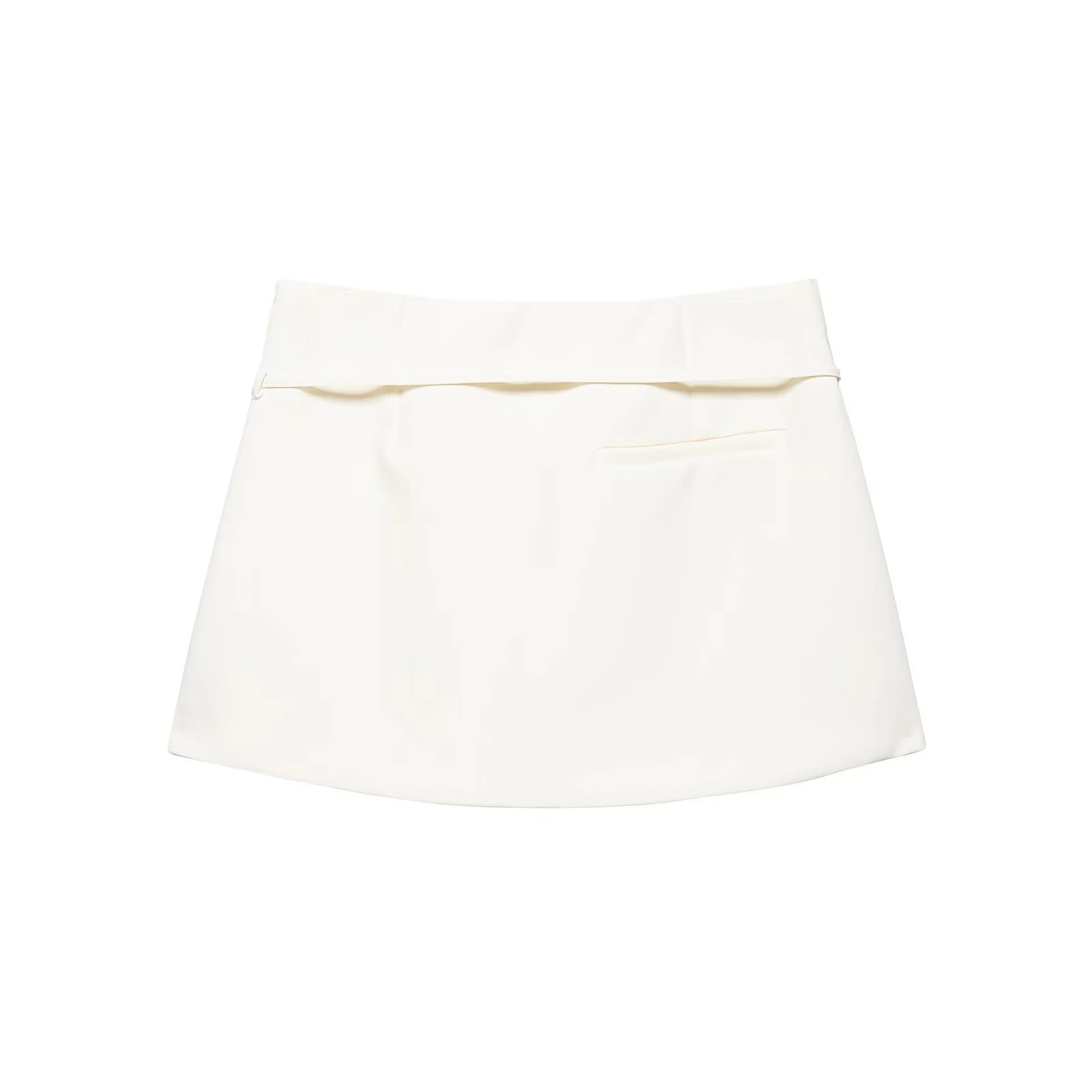 Spring new women's clothing spicy girl style fashion mid waist slim fit waist belt decoration short skirt